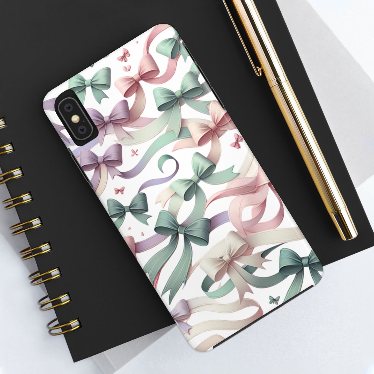 Phone Case - Coquette Bow Pattern