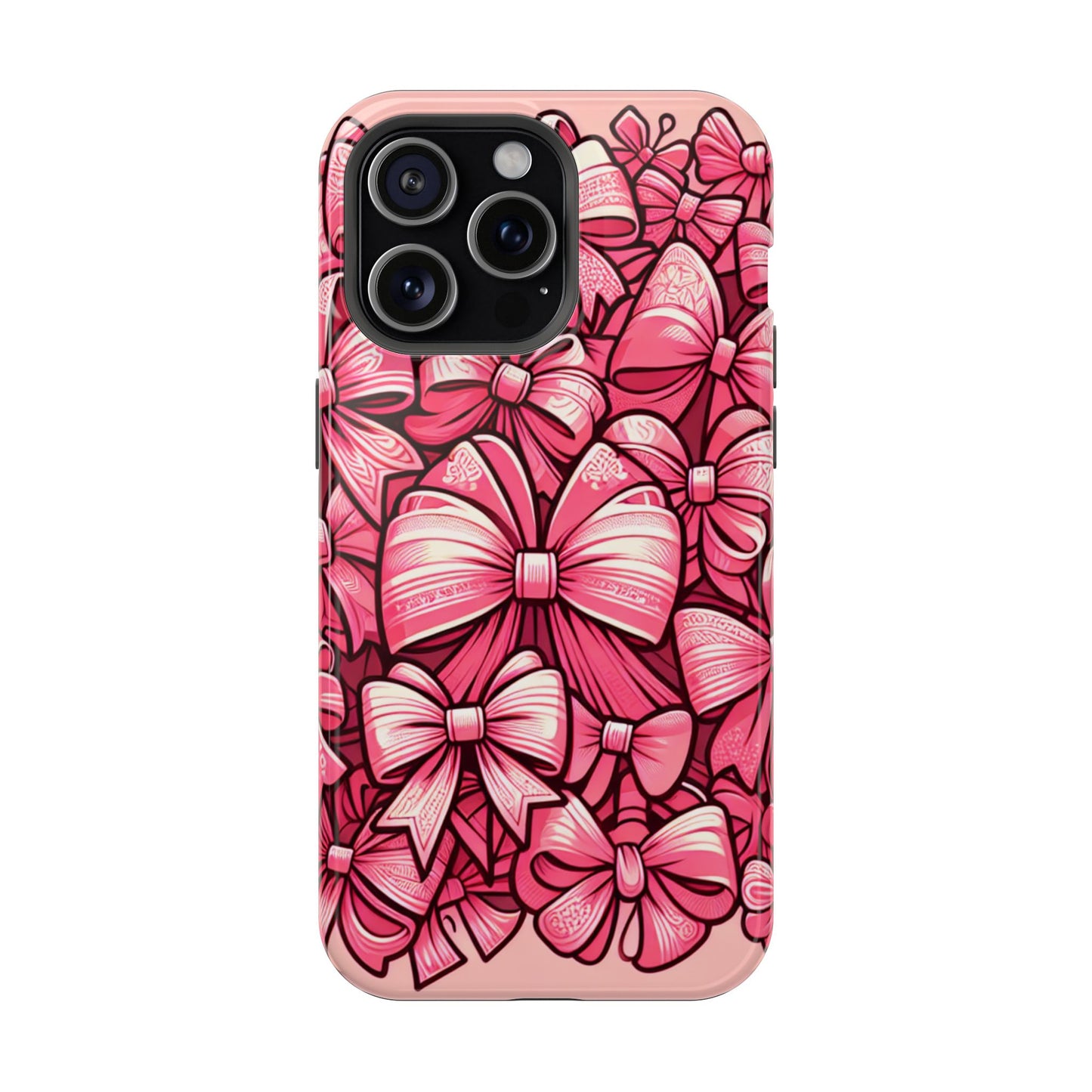 Pink Coquette Bow Phone Case