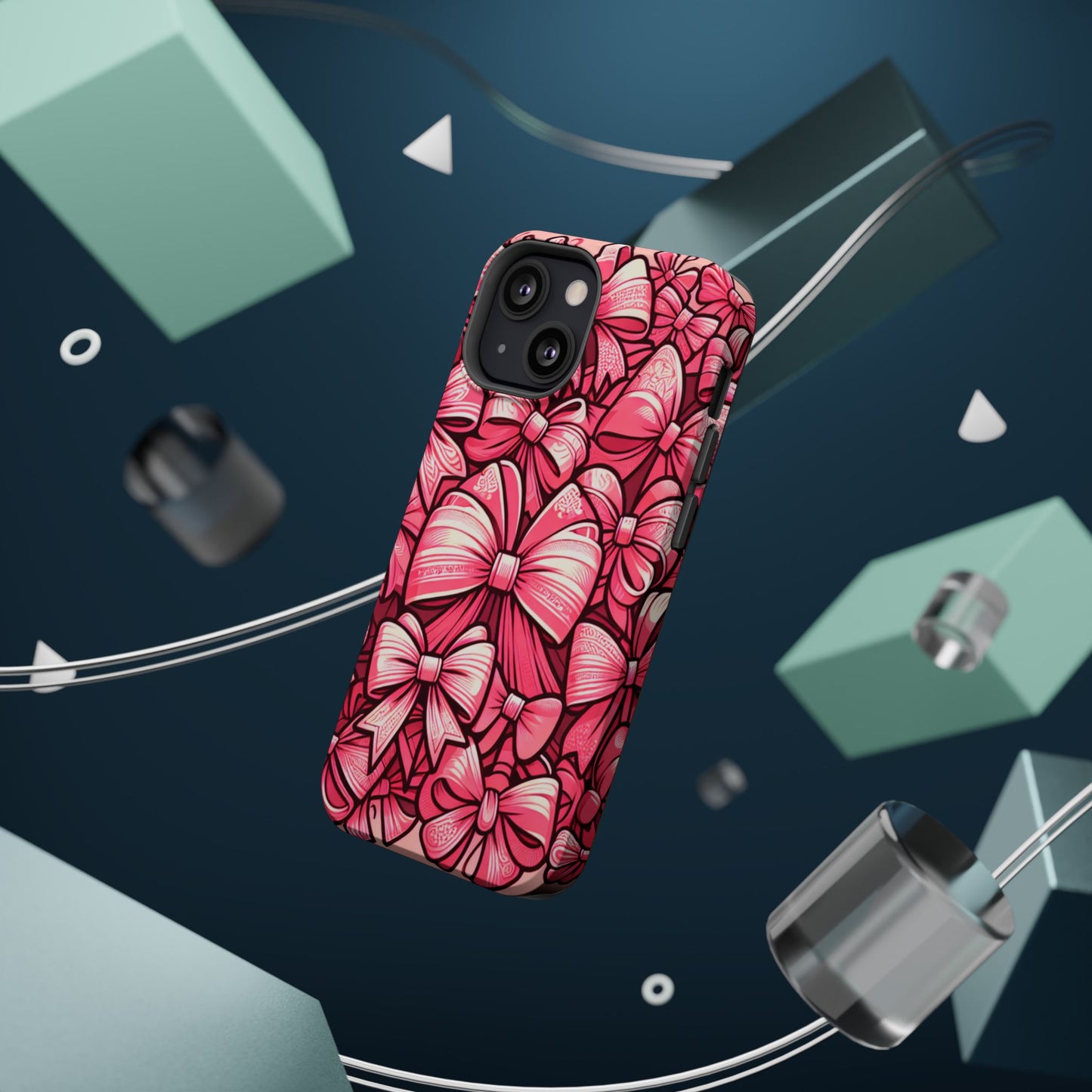 Pink Coquette Bow Phone Case
