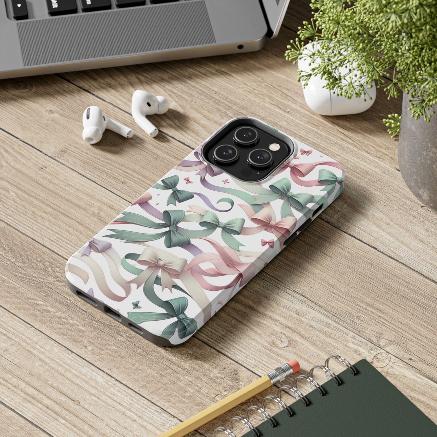Phone Case - Coquette Bow Pattern