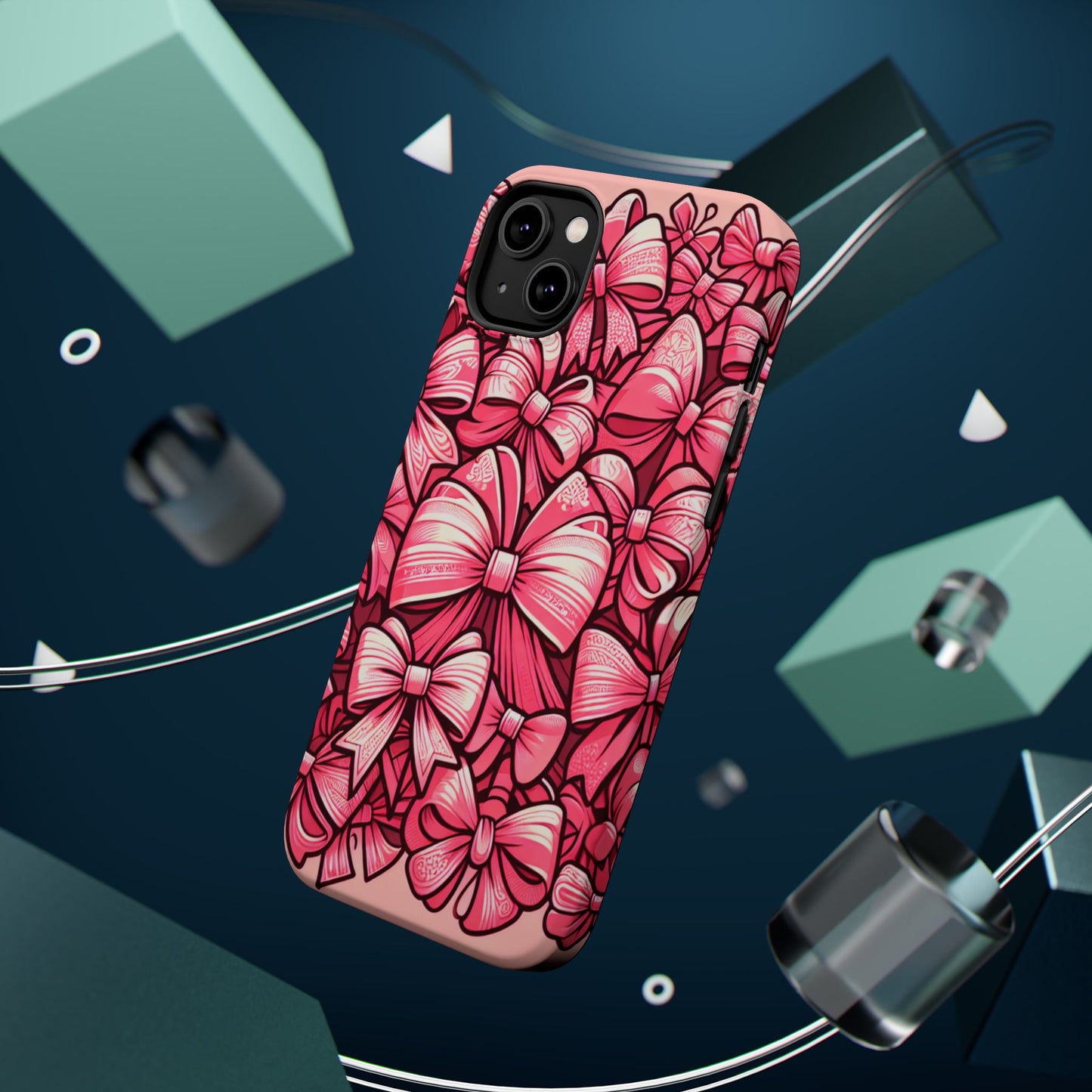 Pink Coquette Bow Phone Case