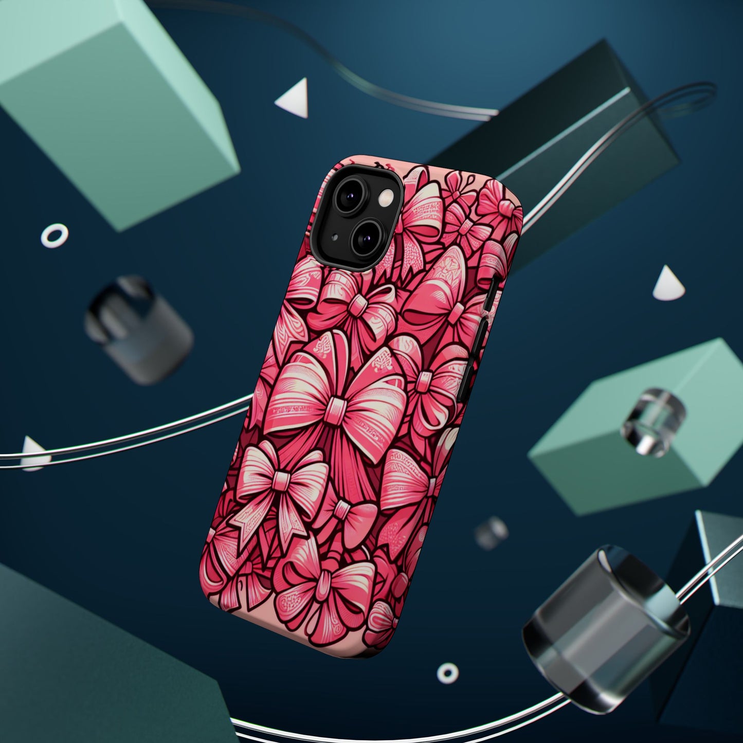 Pink Coquette Bow Phone Case