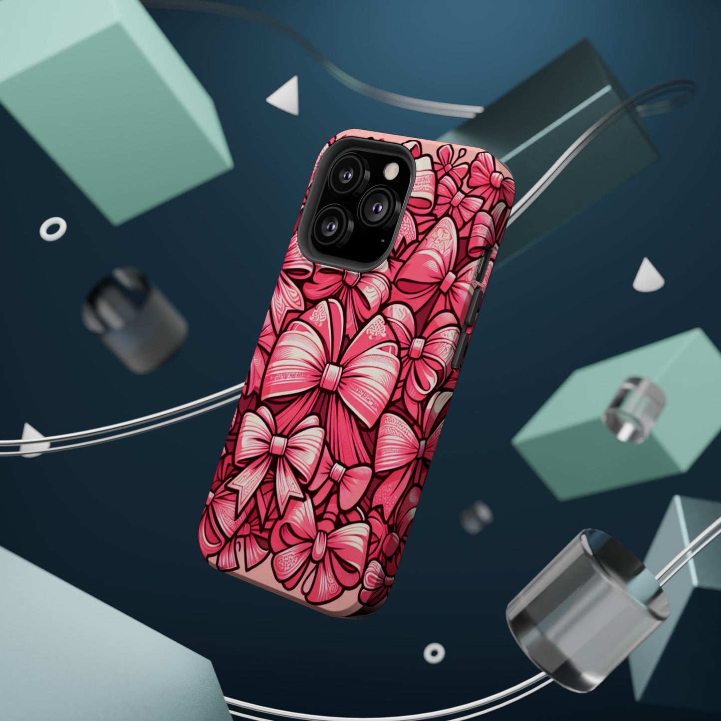Pink Coquette Bow Phone Case