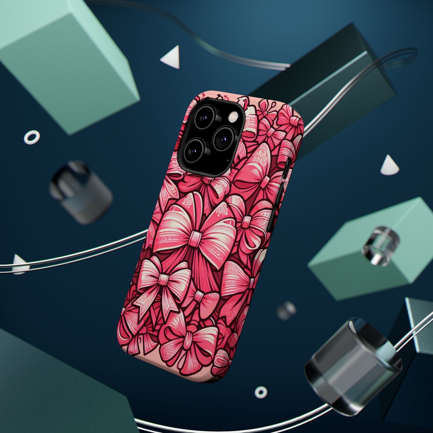 Pink Coquette Bow Phone Case