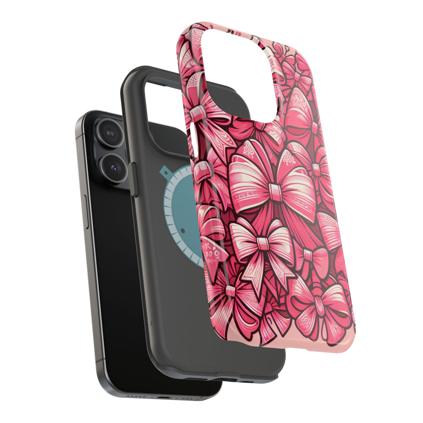 Pink Coquette Bow Phone Case