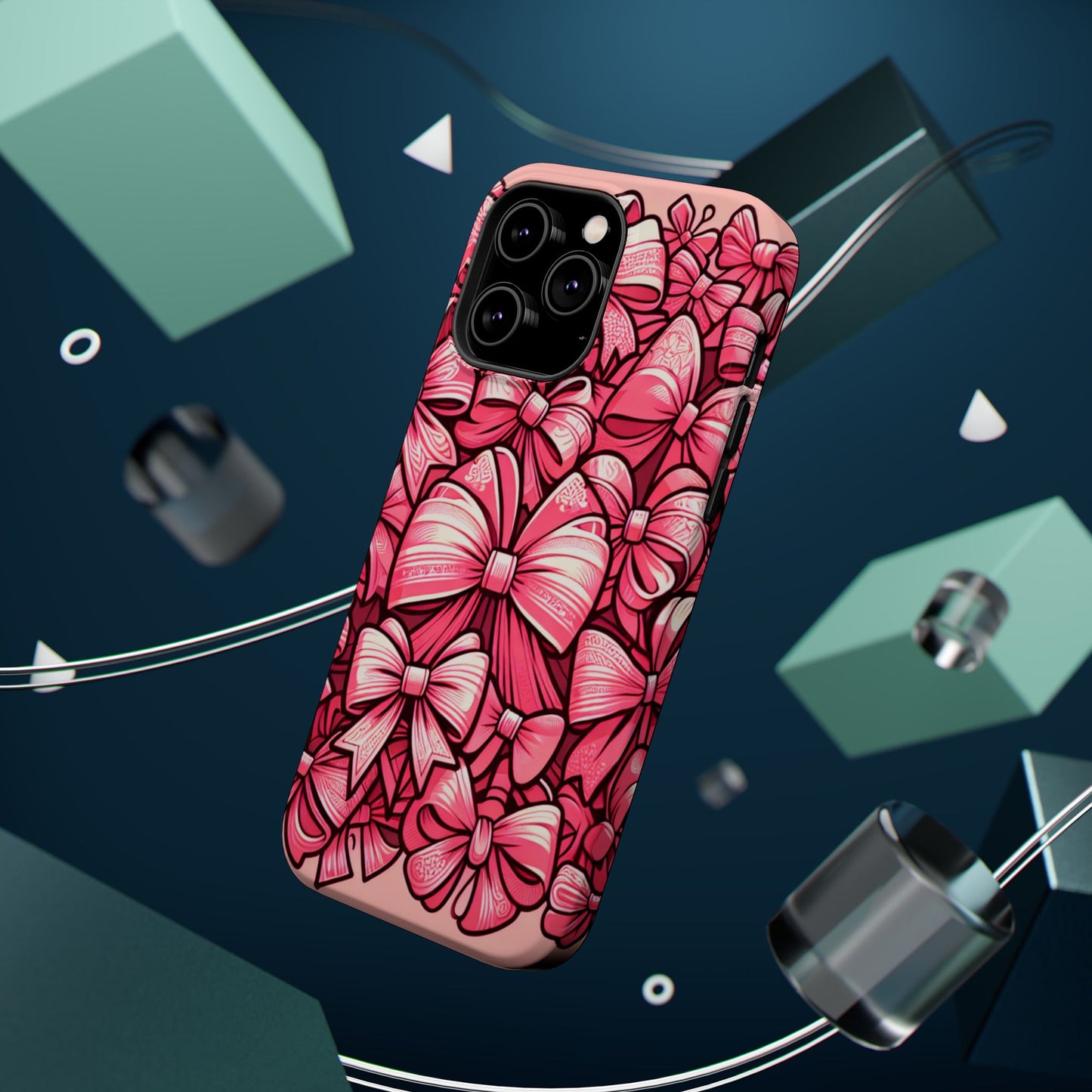 Pink Coquette Bow Phone Case