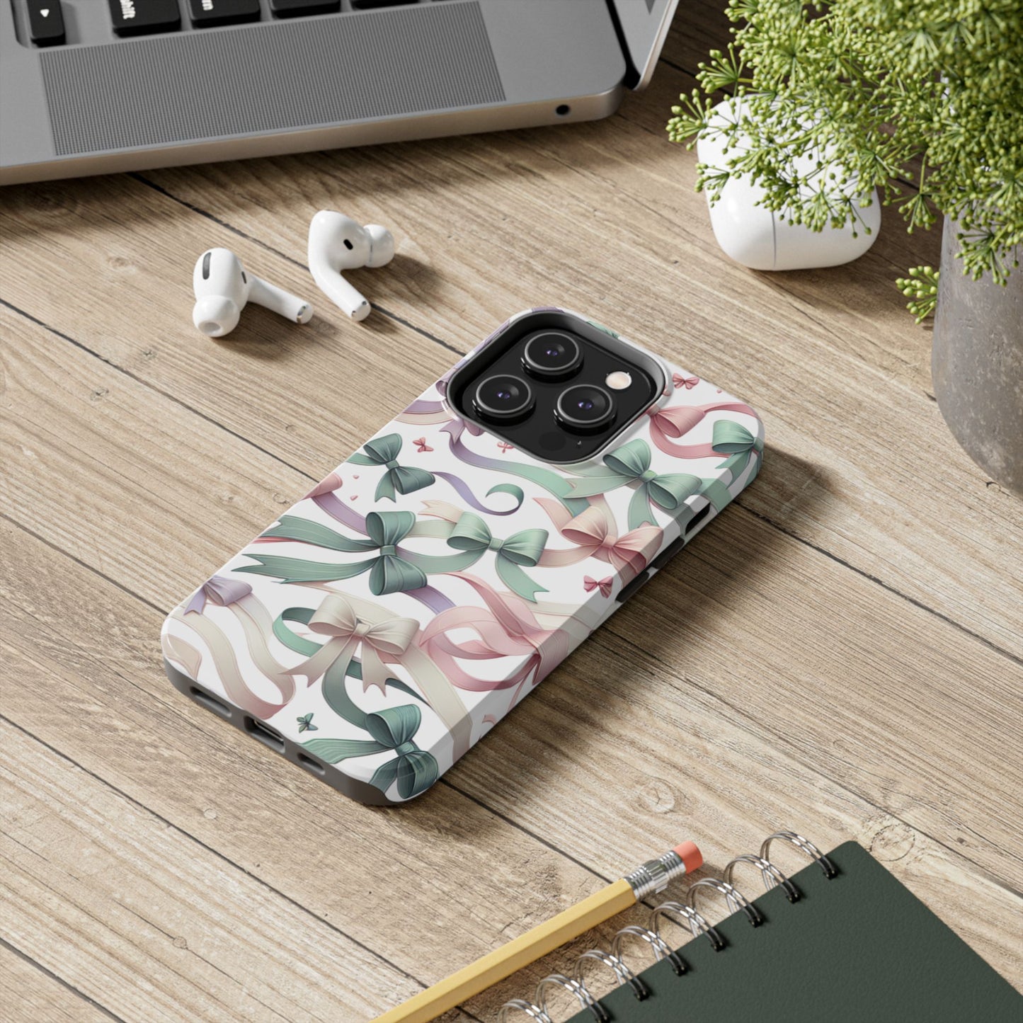 Phone Case - Coquette Bow Pattern
