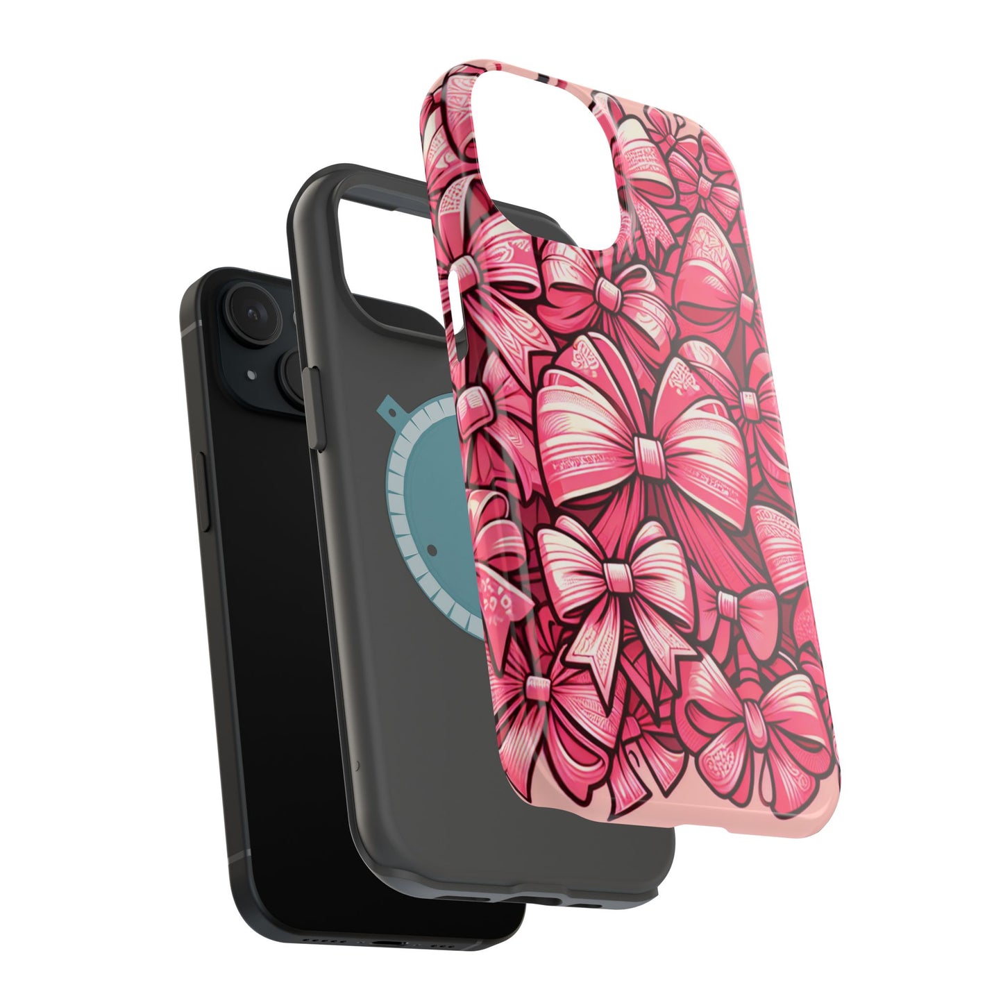 Pink Coquette Bow Phone Case