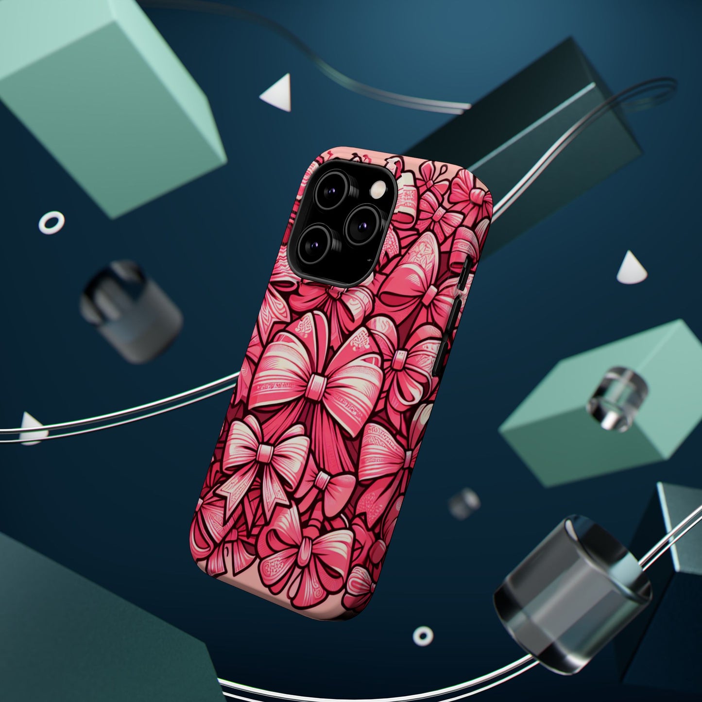 Pink Coquette Bow Phone Case