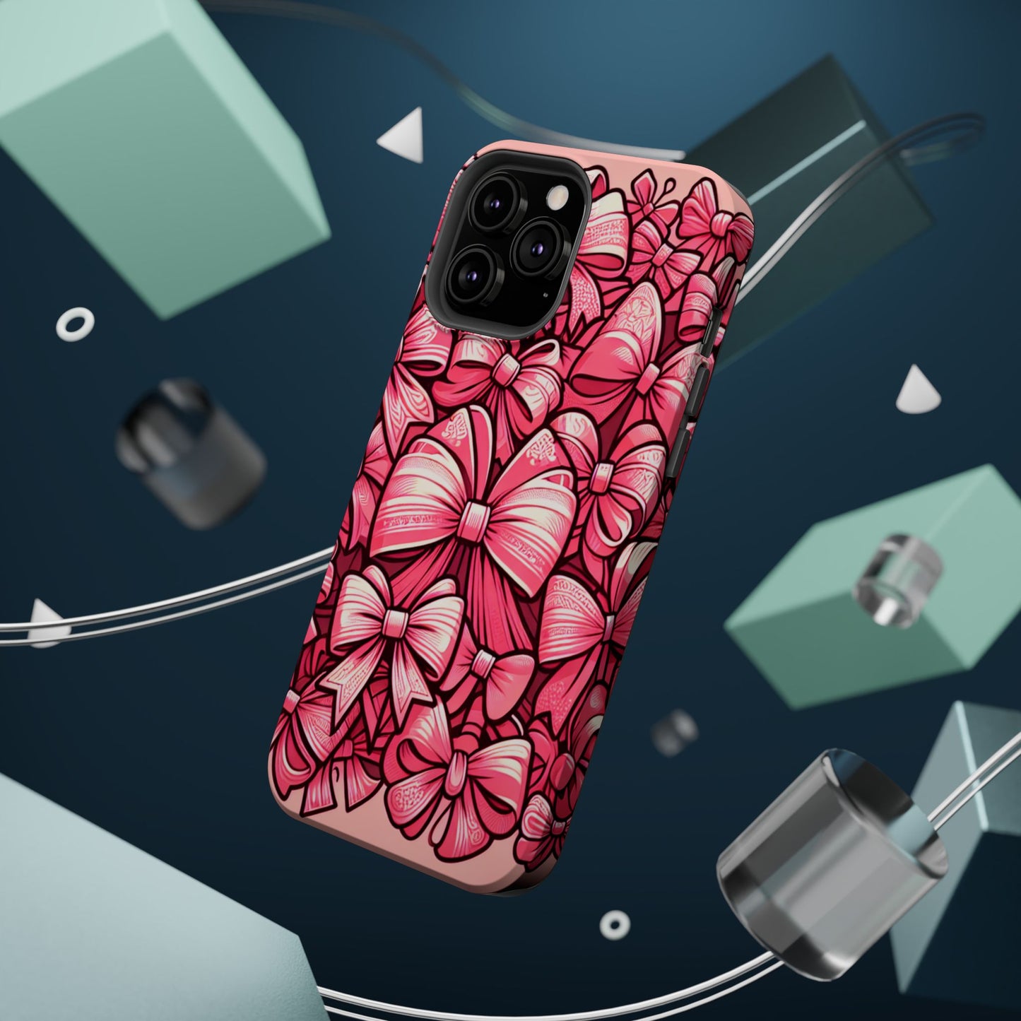 Pink Coquette Bow Phone Case