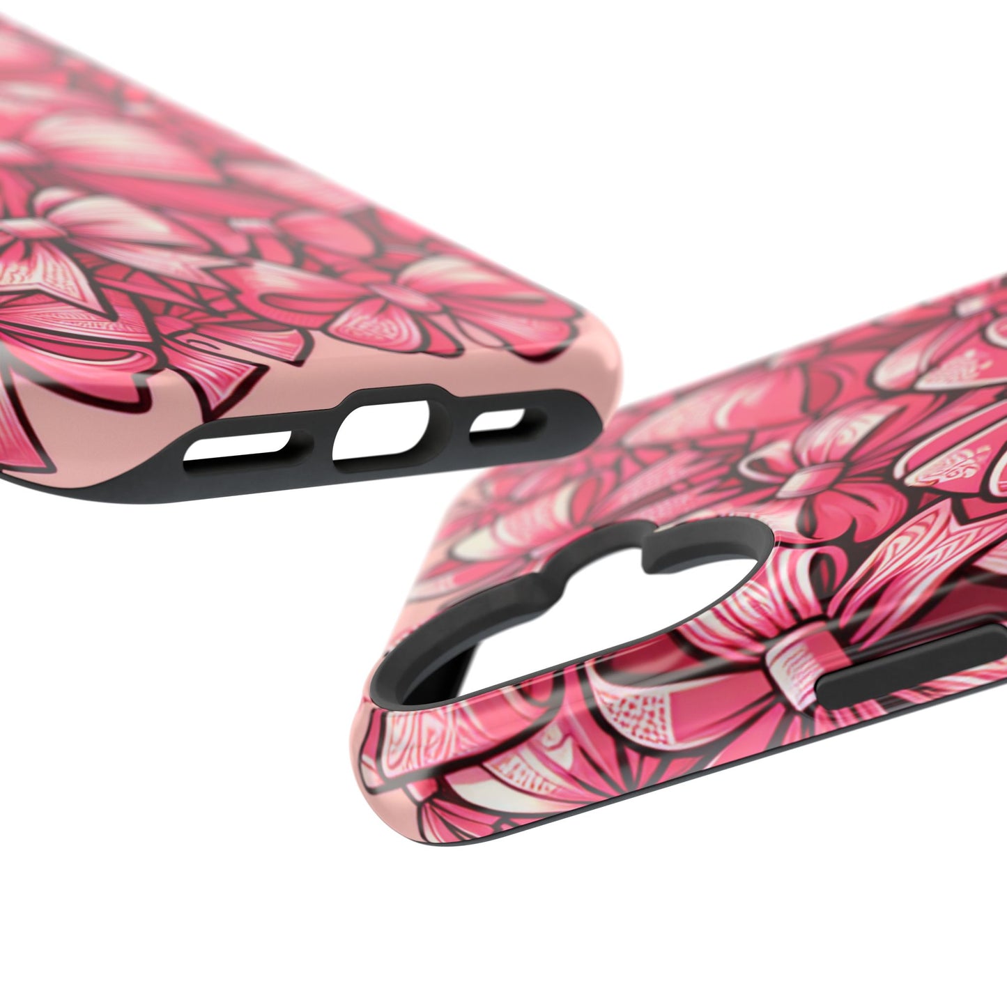 Pink Coquette Bow Phone Case