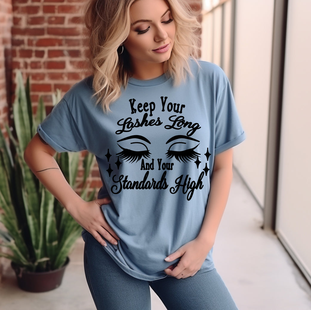 Keep Your Lashes Long and Your Standards High