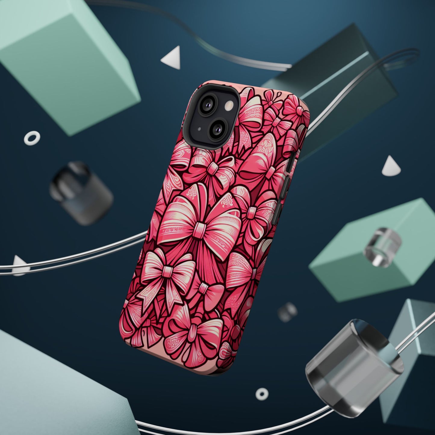 Pink Coquette Bow Phone Case